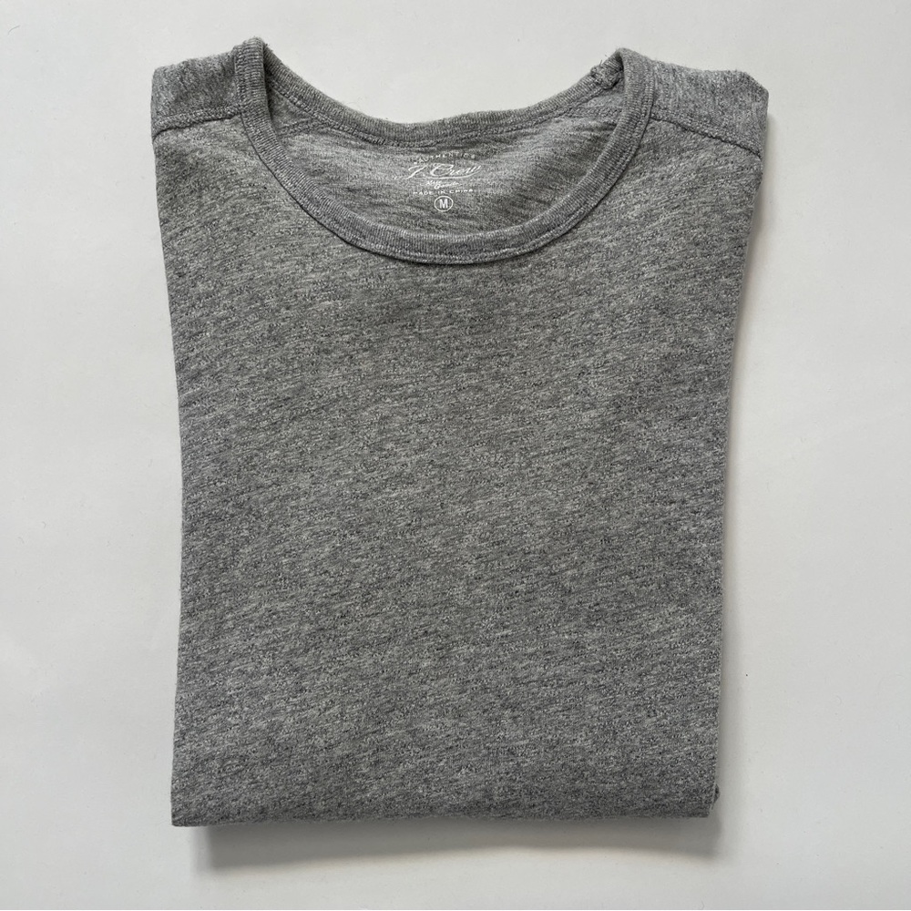 J. Crew Gray Long Sleeve Tee